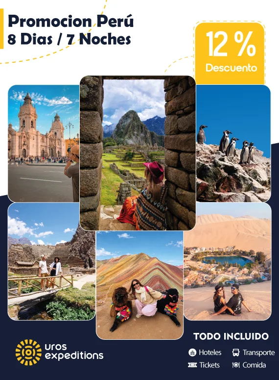 Promocion de viajes a Perú 8 dias