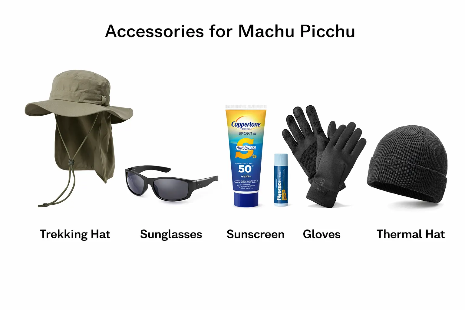 Accessories for Machu Picchu