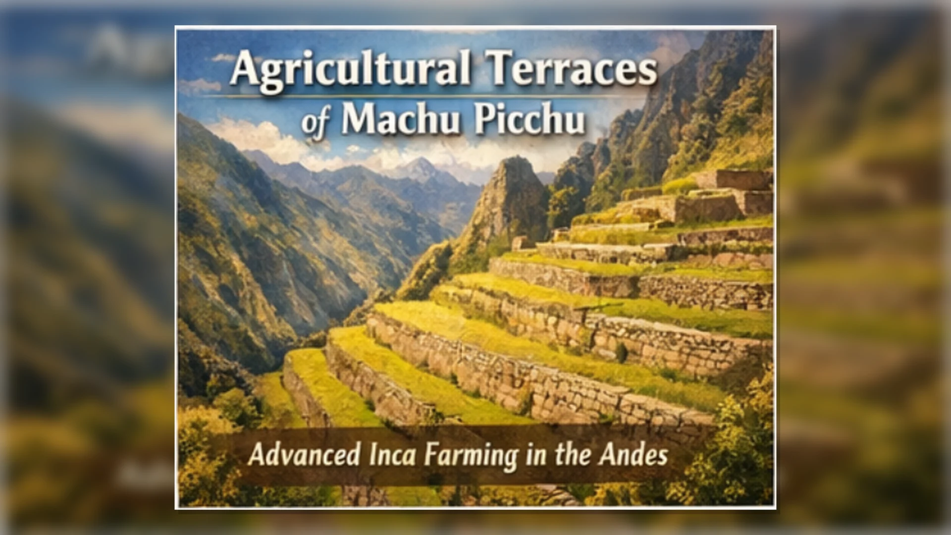 Agricultural Terraces