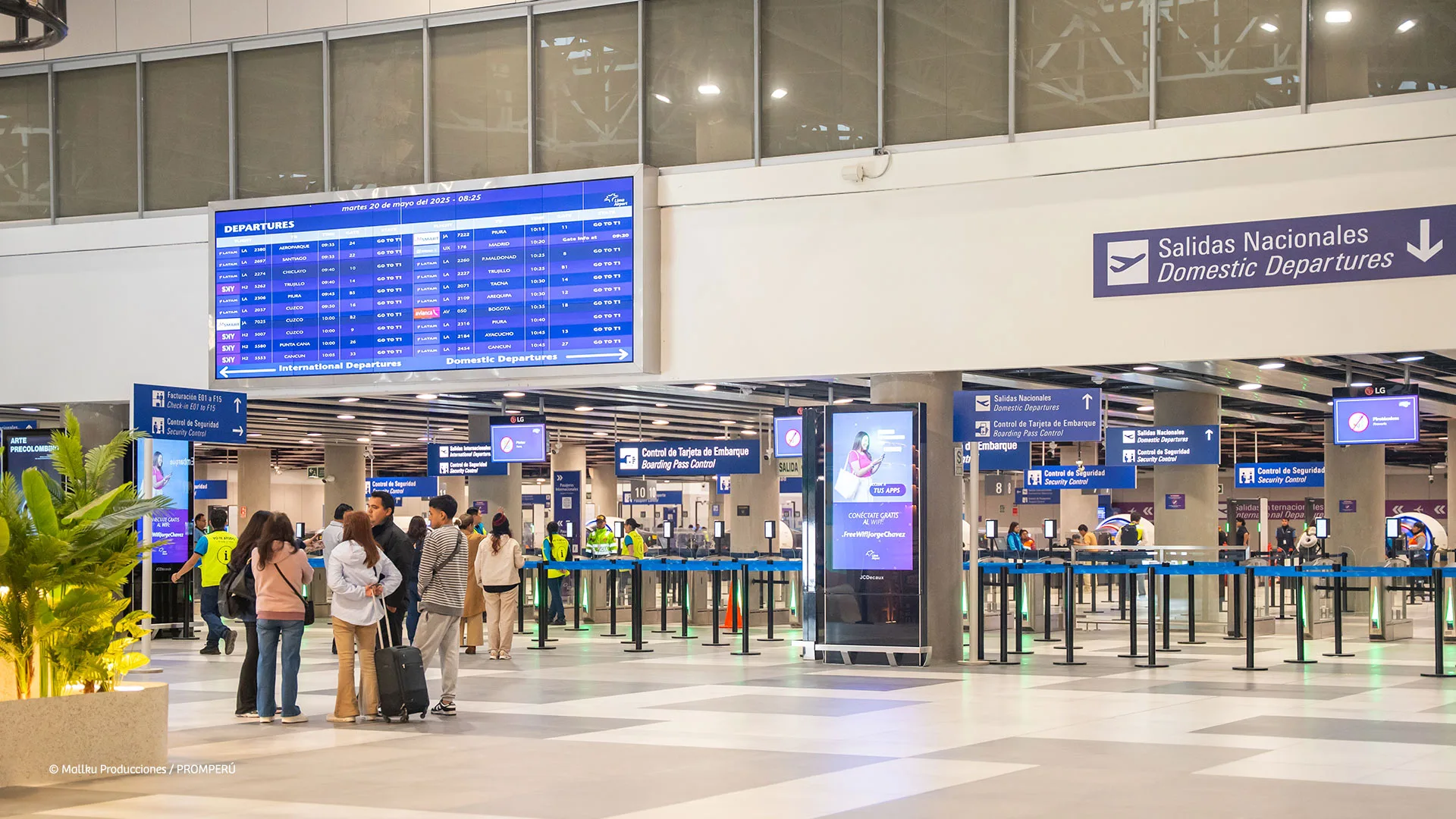 Jorge Chavez International Airport in Lima