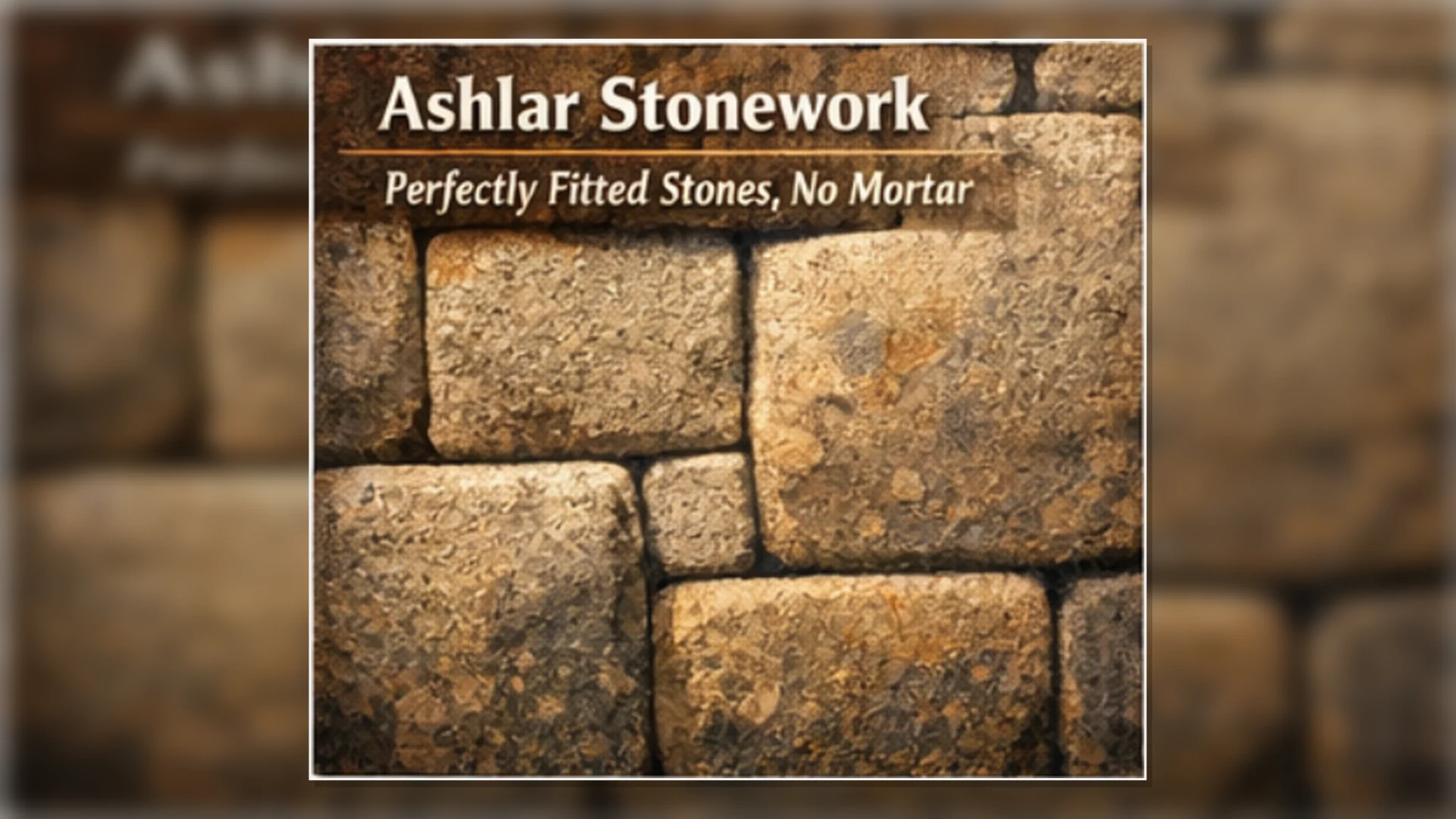 Ashlar Masonry