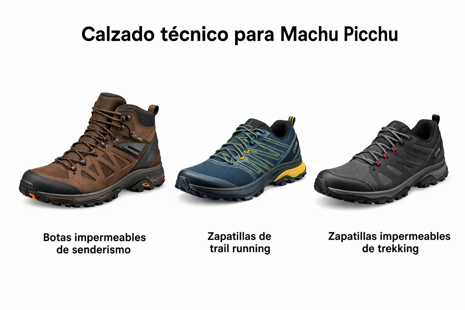 Calzado técnico para Machu Picchu