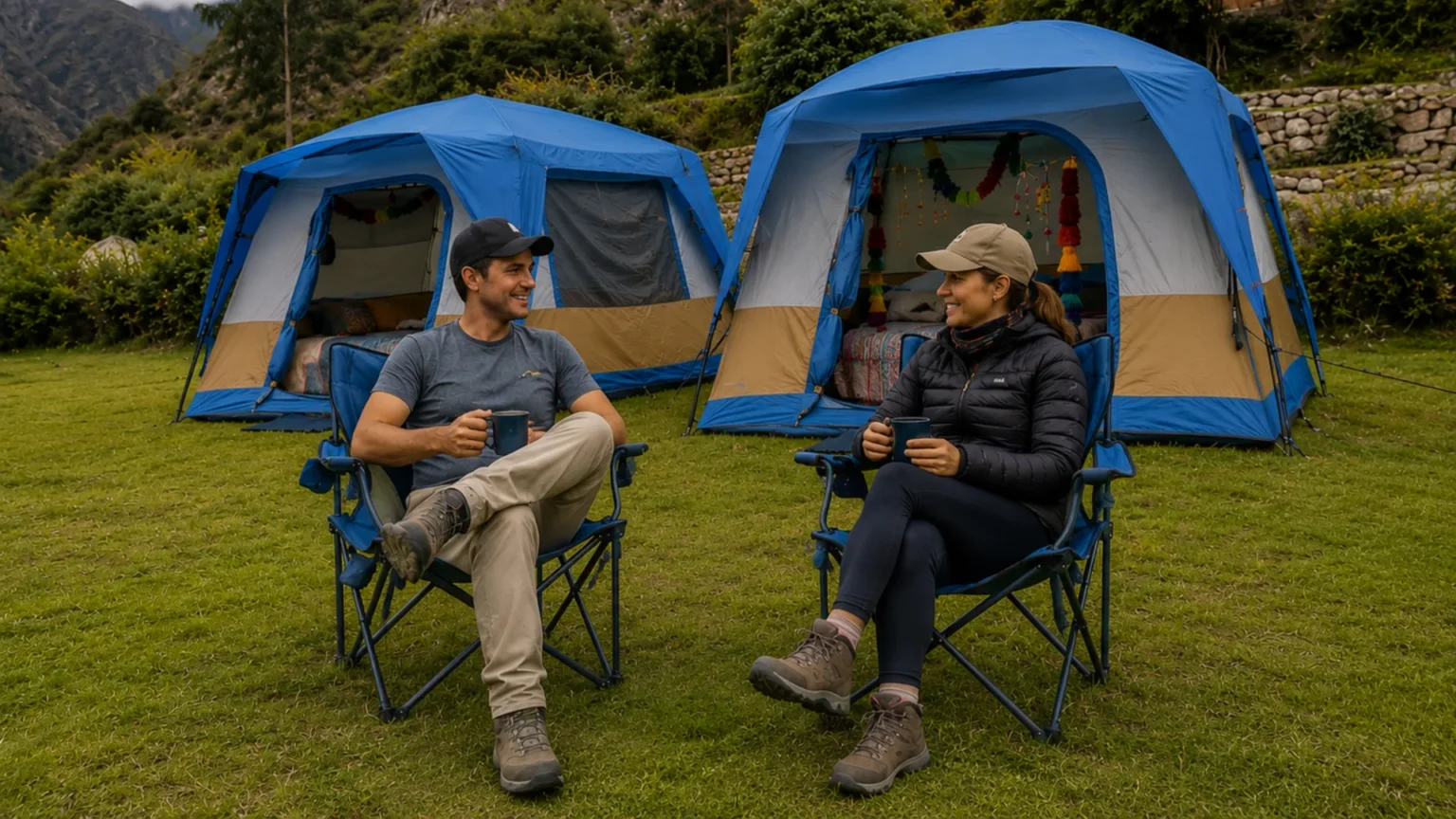 Campamento de lujo en el Camino Inca