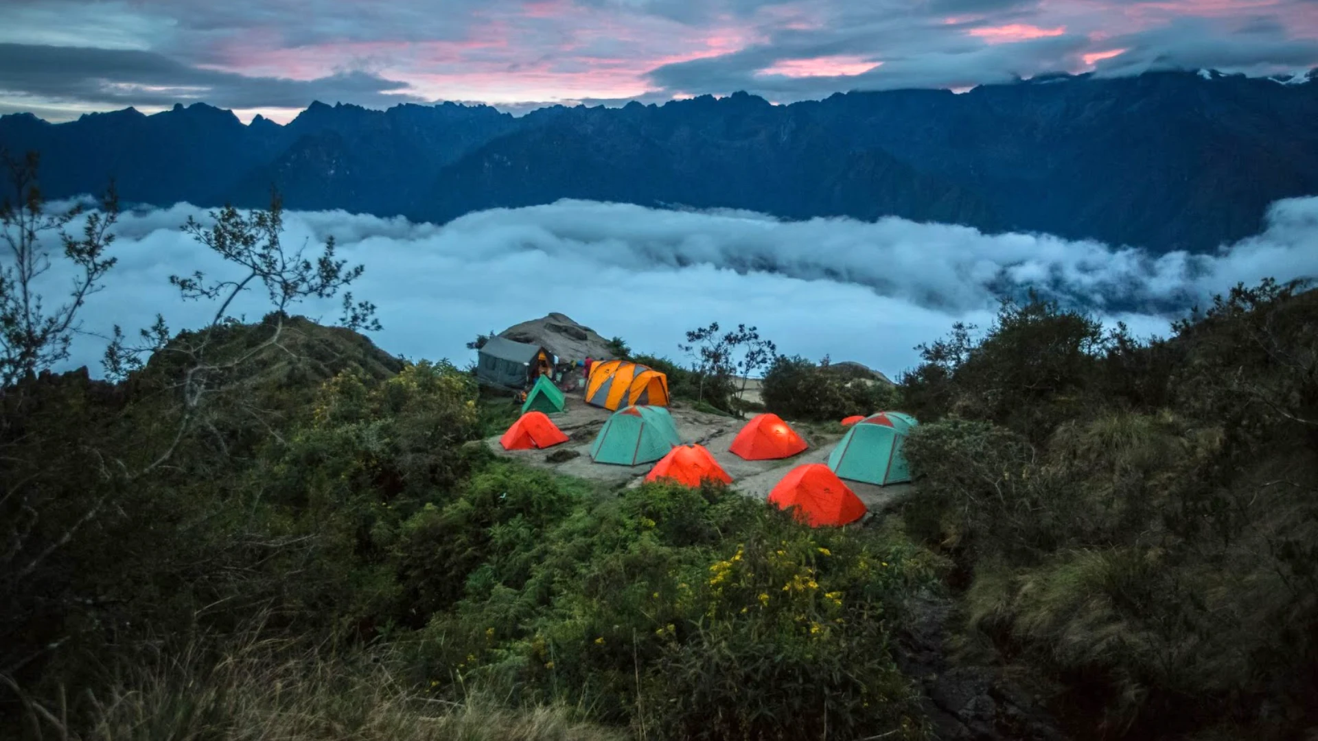 Camping in the Inca Trail