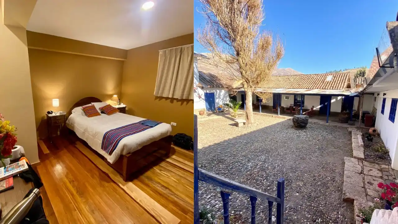 Single room and central courtyard