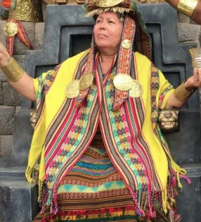 Color Yellow and Gold inca represents Divinity and royalty