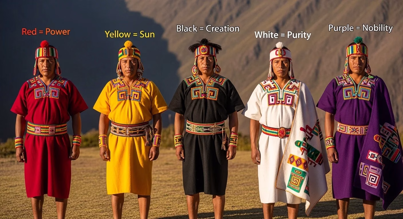 Colors and Symbolism in Ancient Inca Clothing