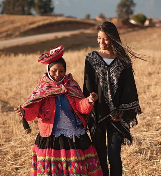 Connection of Inca Aesthetics in Modern Andean Dress
