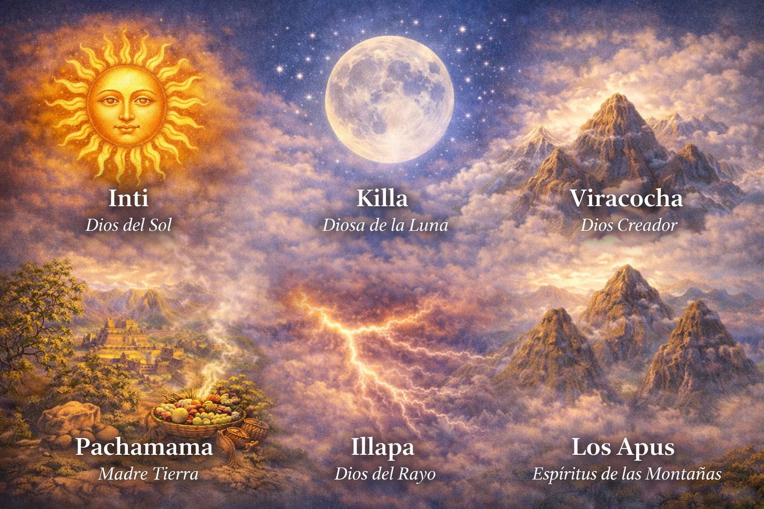 Deidades en la mitología