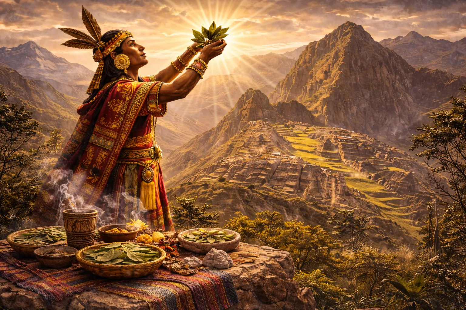 El uso de la coca en el Imperio Inca