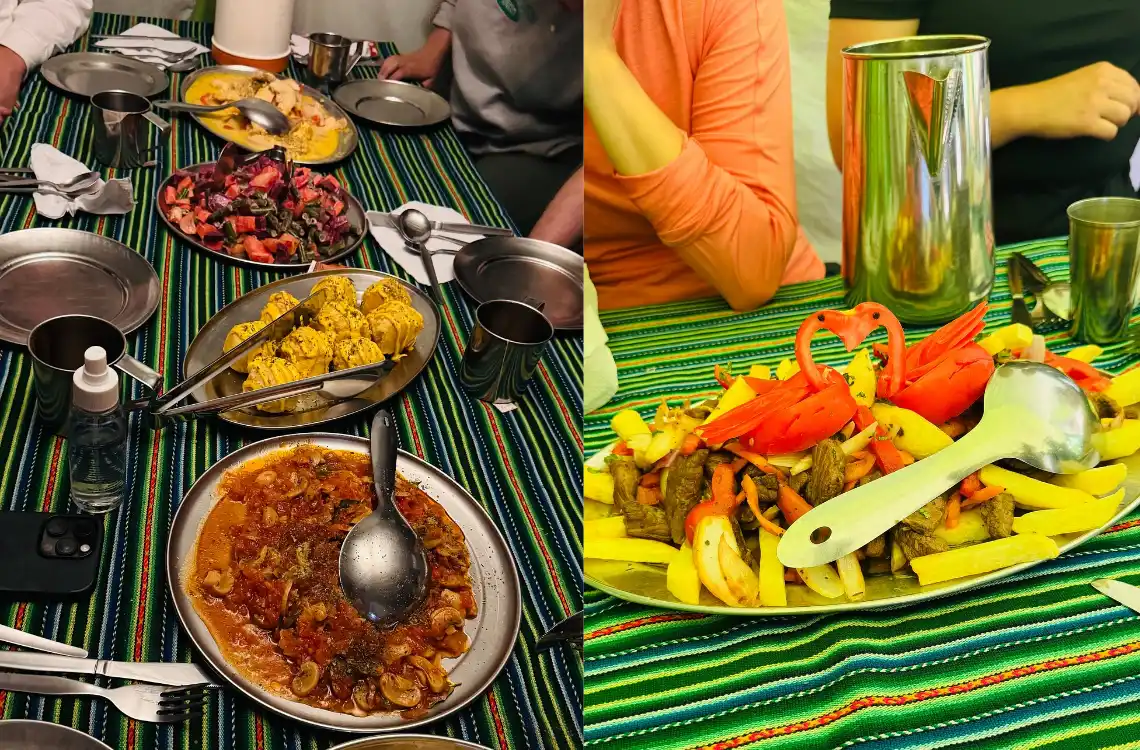 Food on the Inca Trail