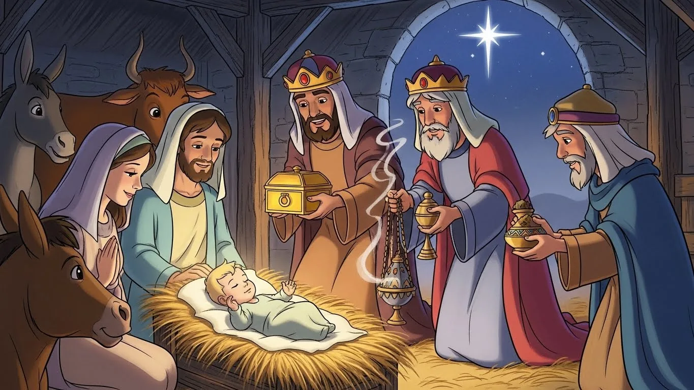 Gifts that the Three Wise Men gave to Jesus