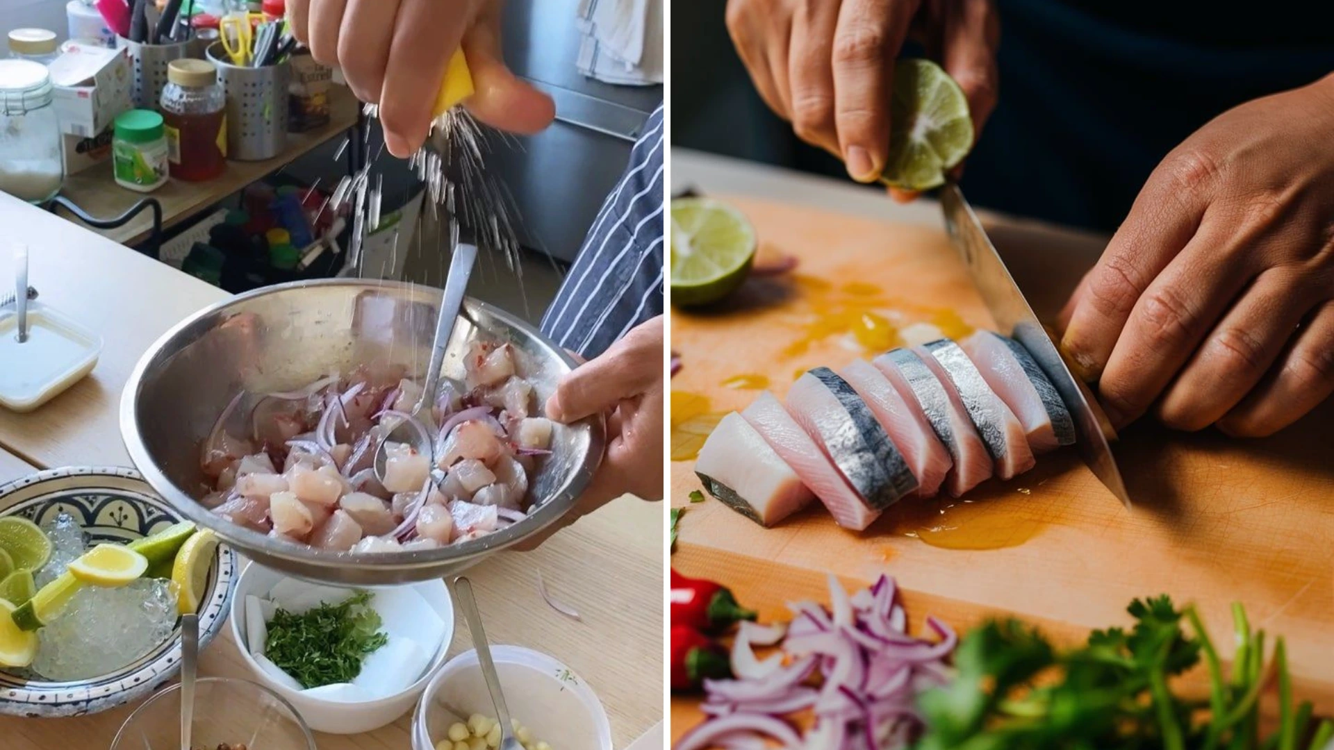 Preparation of ceviche