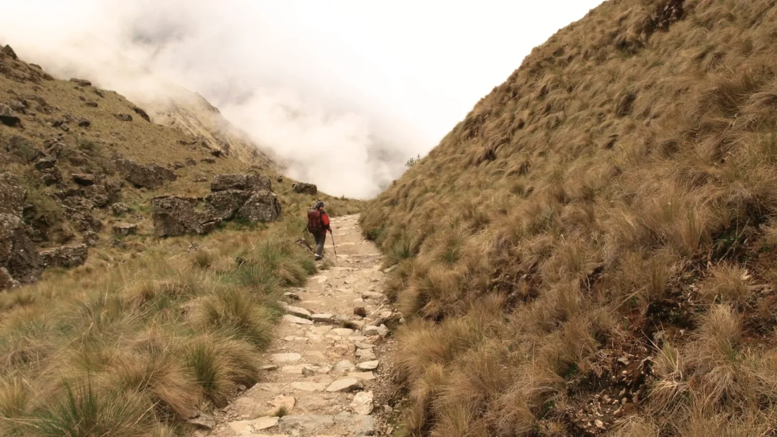 Hiker on the Inca Trail