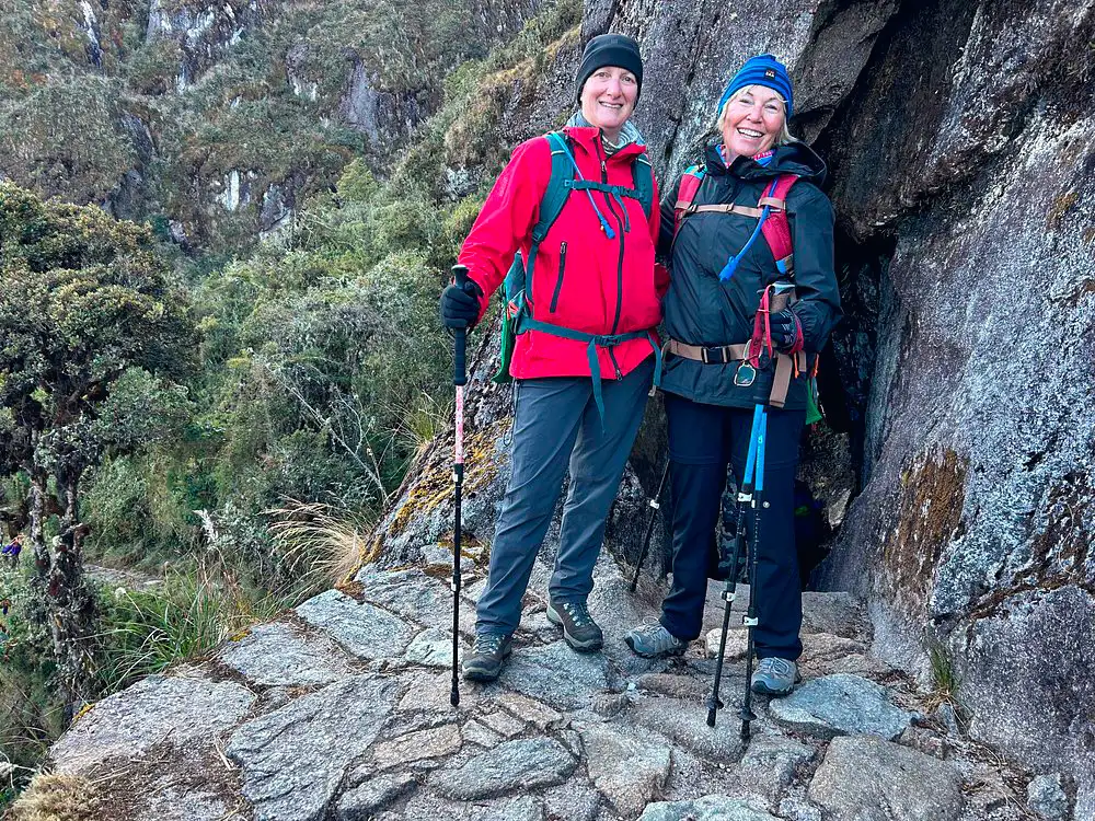 Hikers on the Inca Trail to Machu Picchu