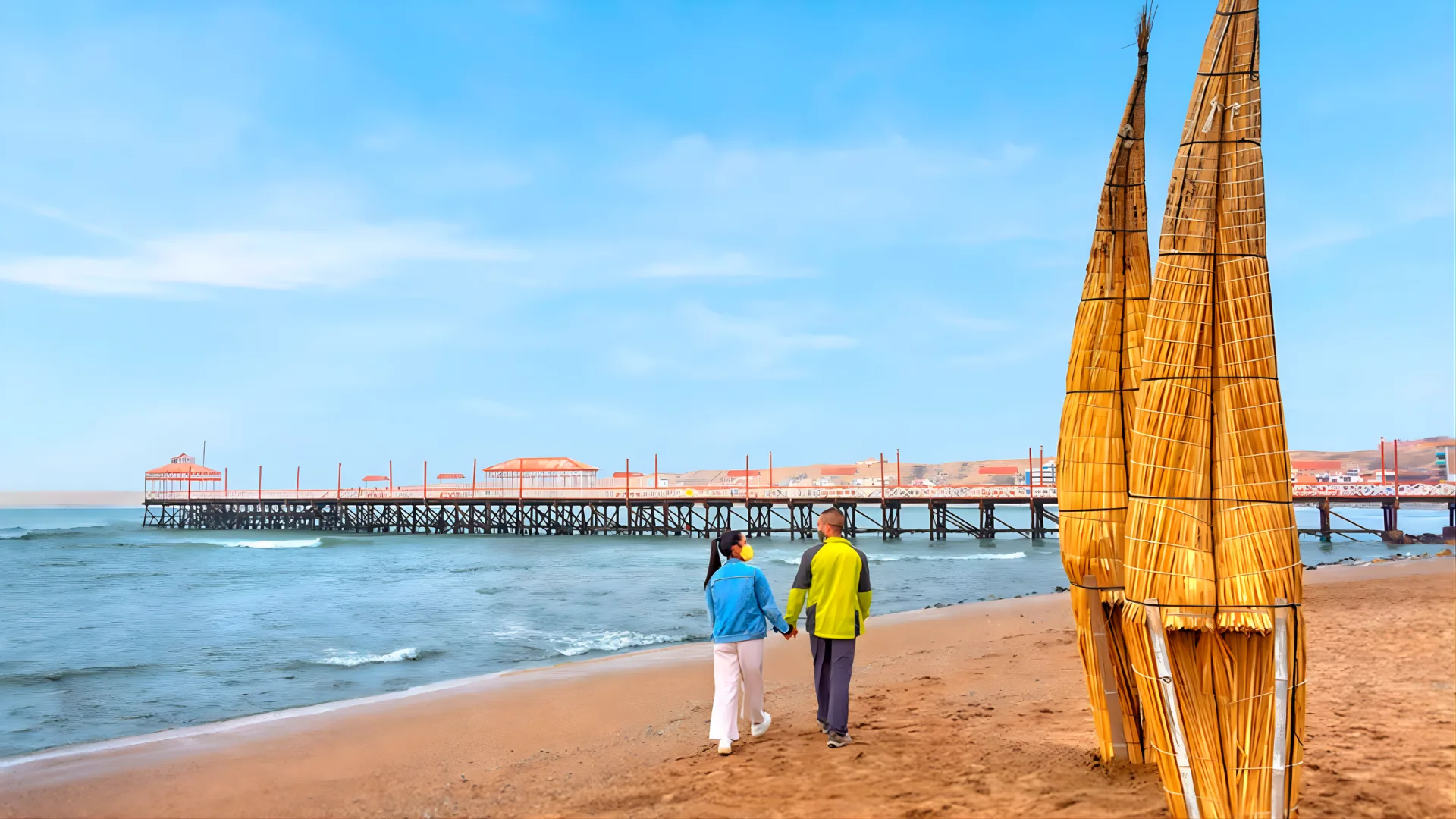 Huanchaco, La Libertad traditional beach