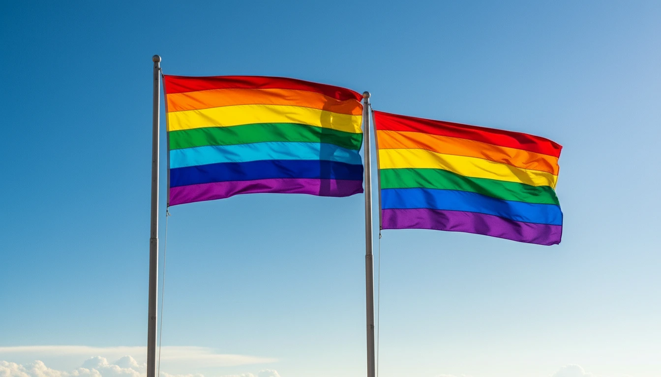 Inca Flag and LGBTQ Pride flag