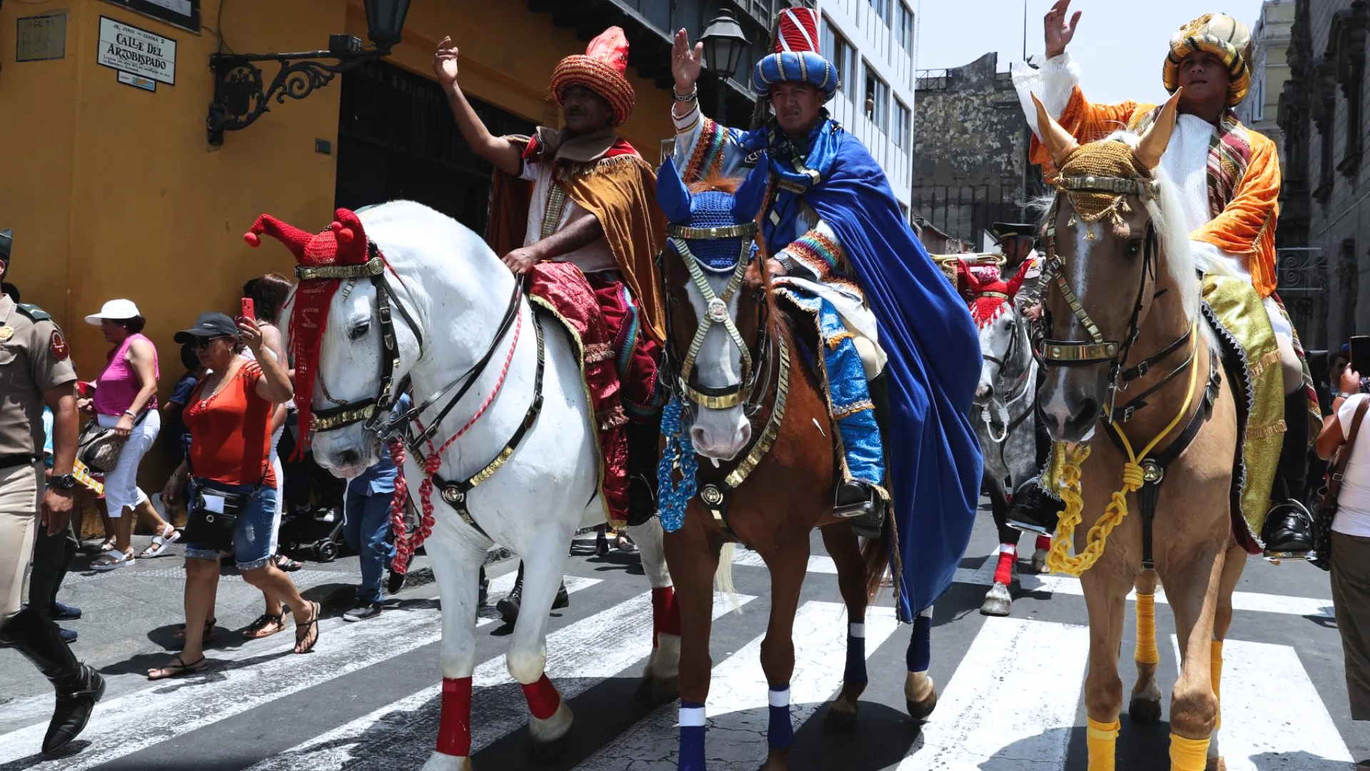 La bajada de reyes (the three wise men)