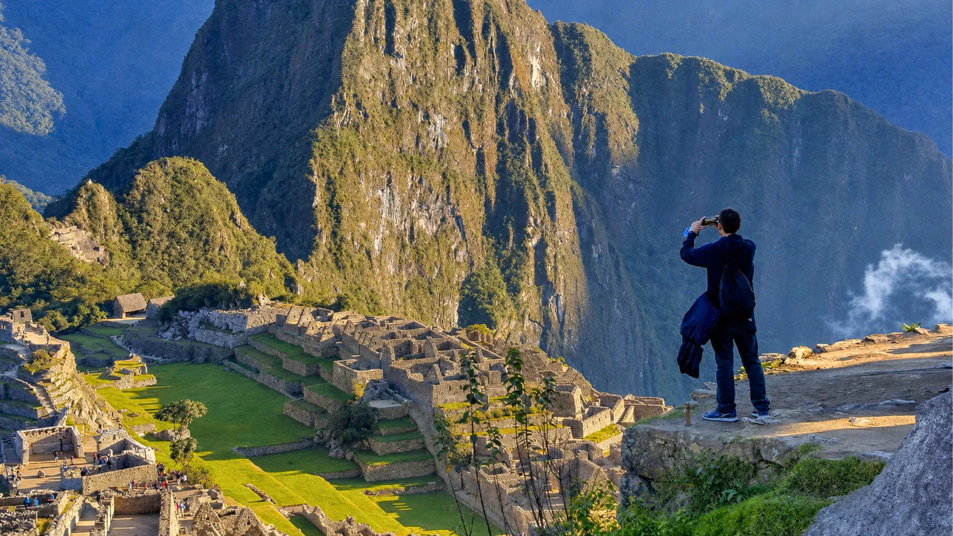 Llegada a Machu Picchu