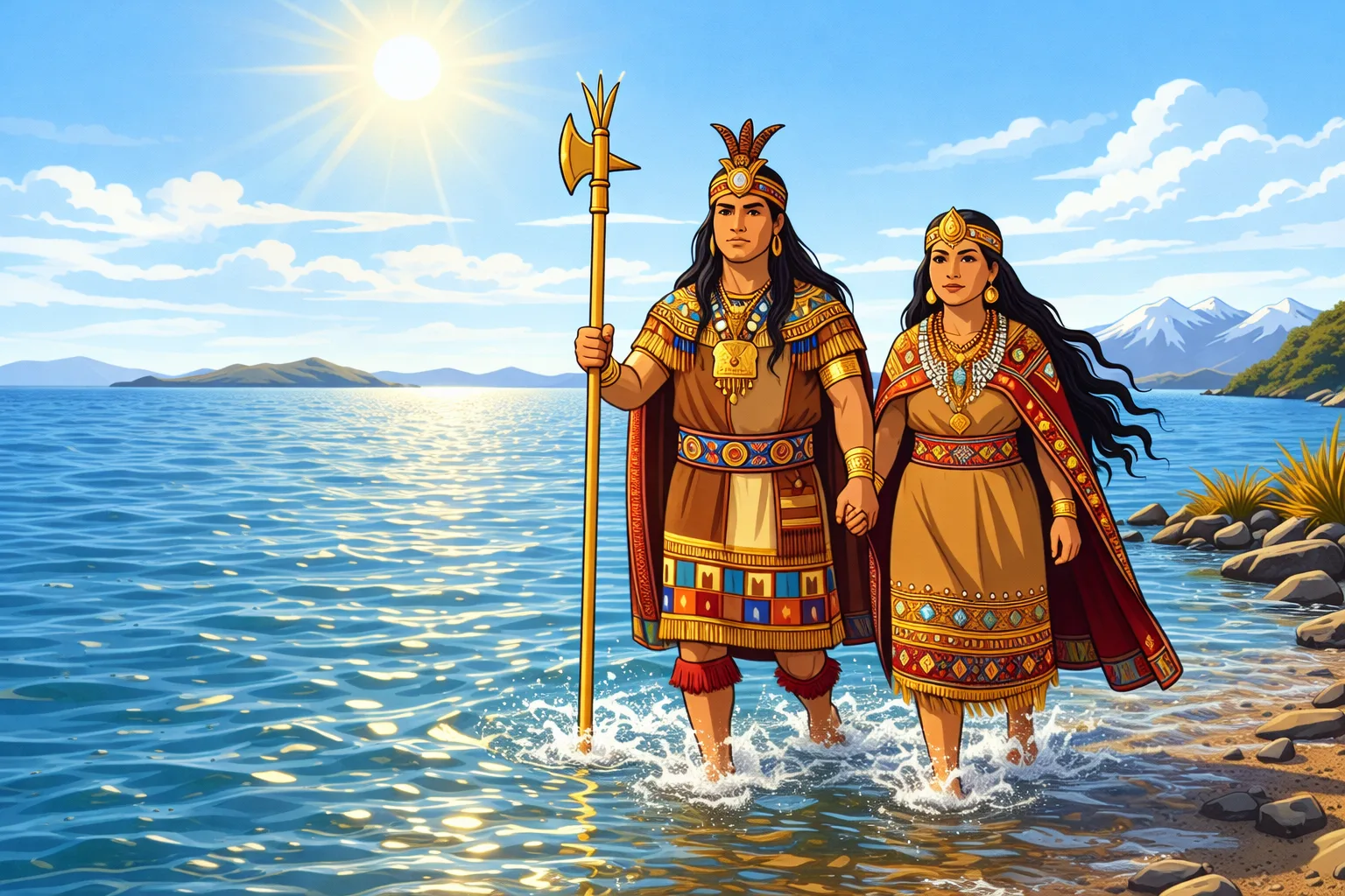 Manco Cápac y Mama Ocllo