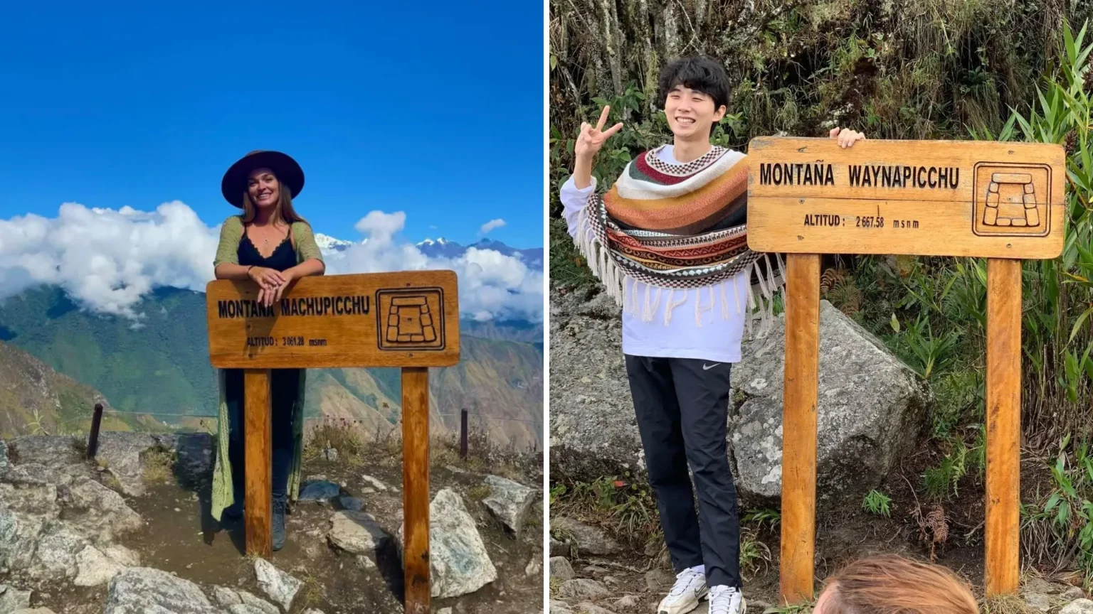 Montaña Machu Picchu vs. Montaña Huayna Picchu