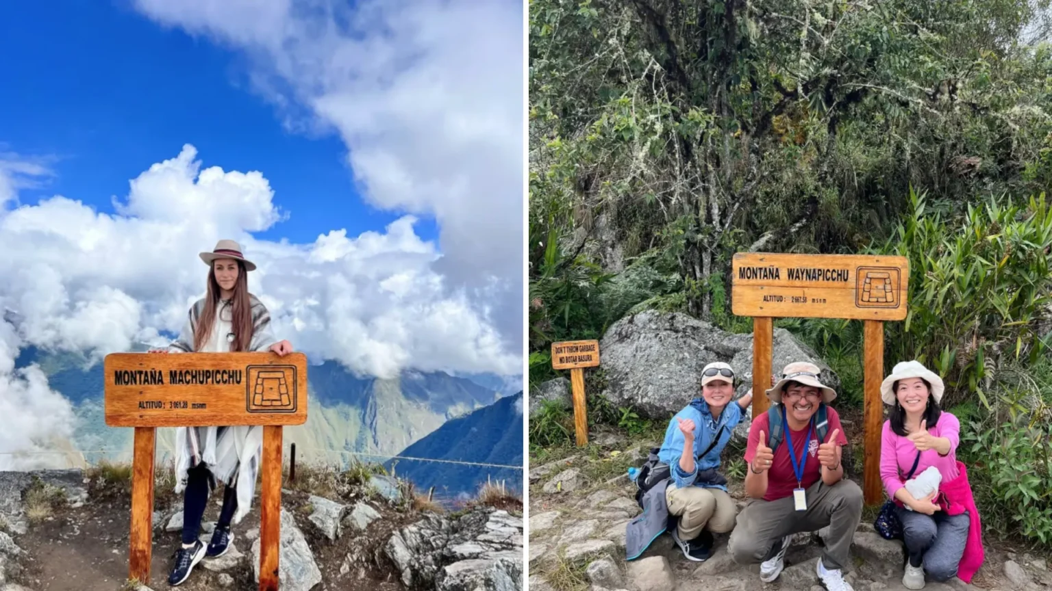 Montaña Machu Picchu – Montaña Huayna Picchu