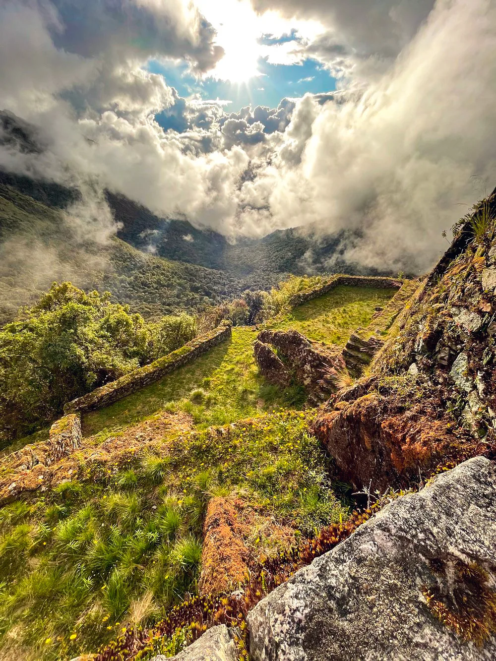 Panoramic Sunrise in Inca Trail
