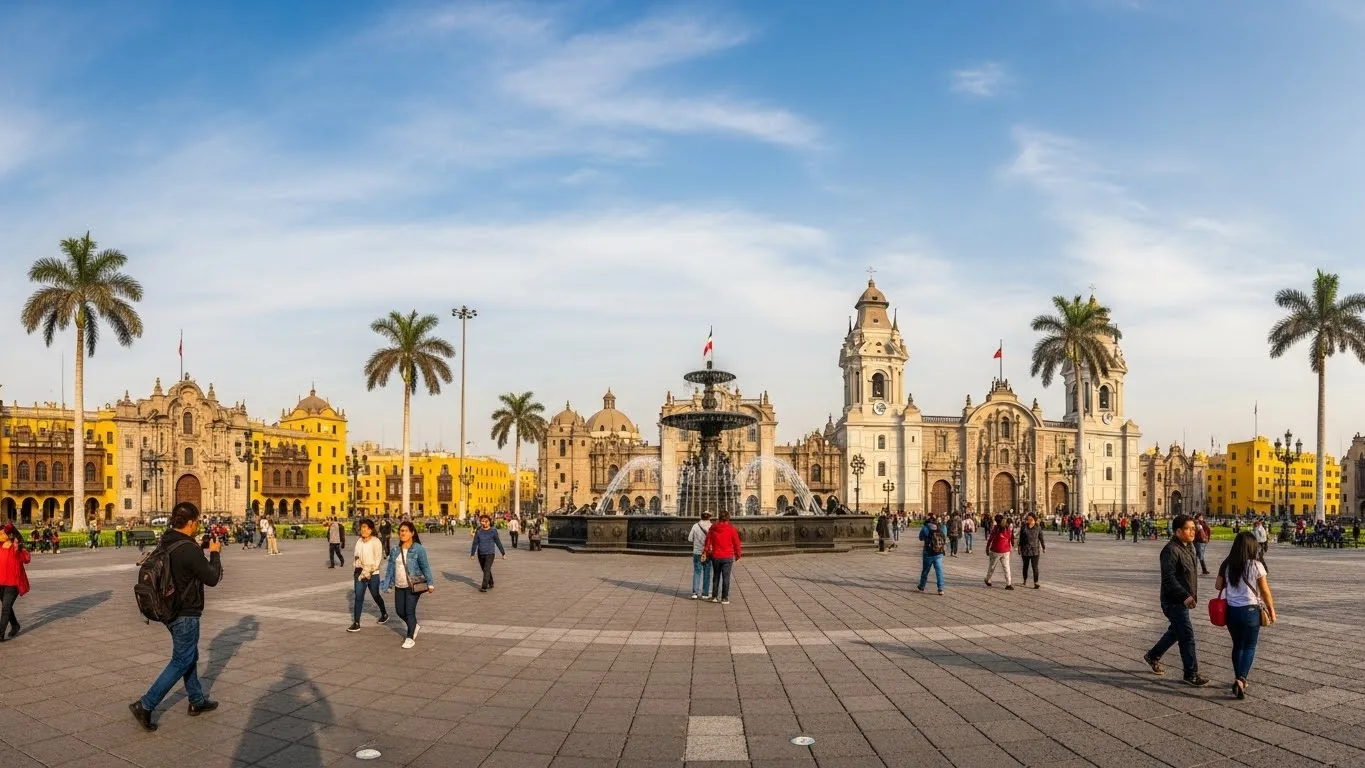 Plaza de armas de Lima