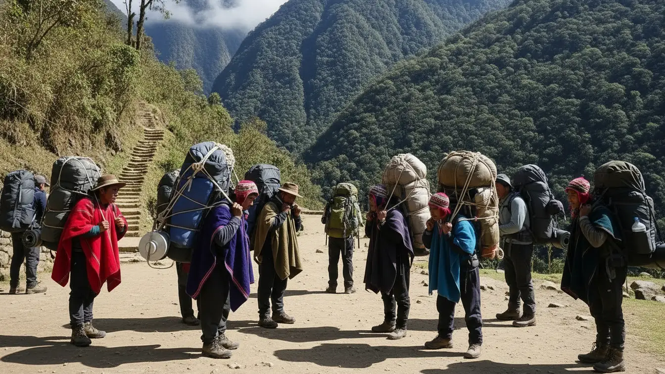 Porter in Inca Trail