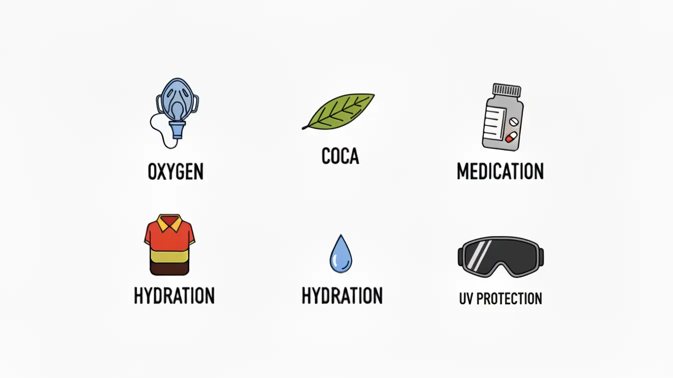 RECOMMENDATIONS FOR ALTITUDE