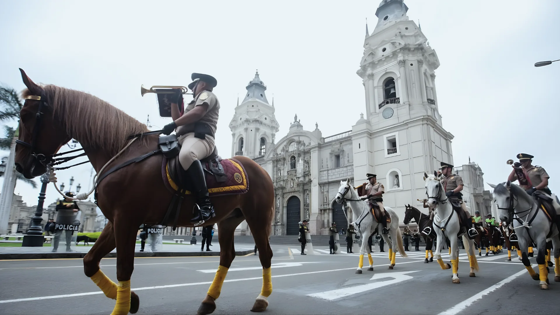 Serenade in the Plaza de Armas of Lima