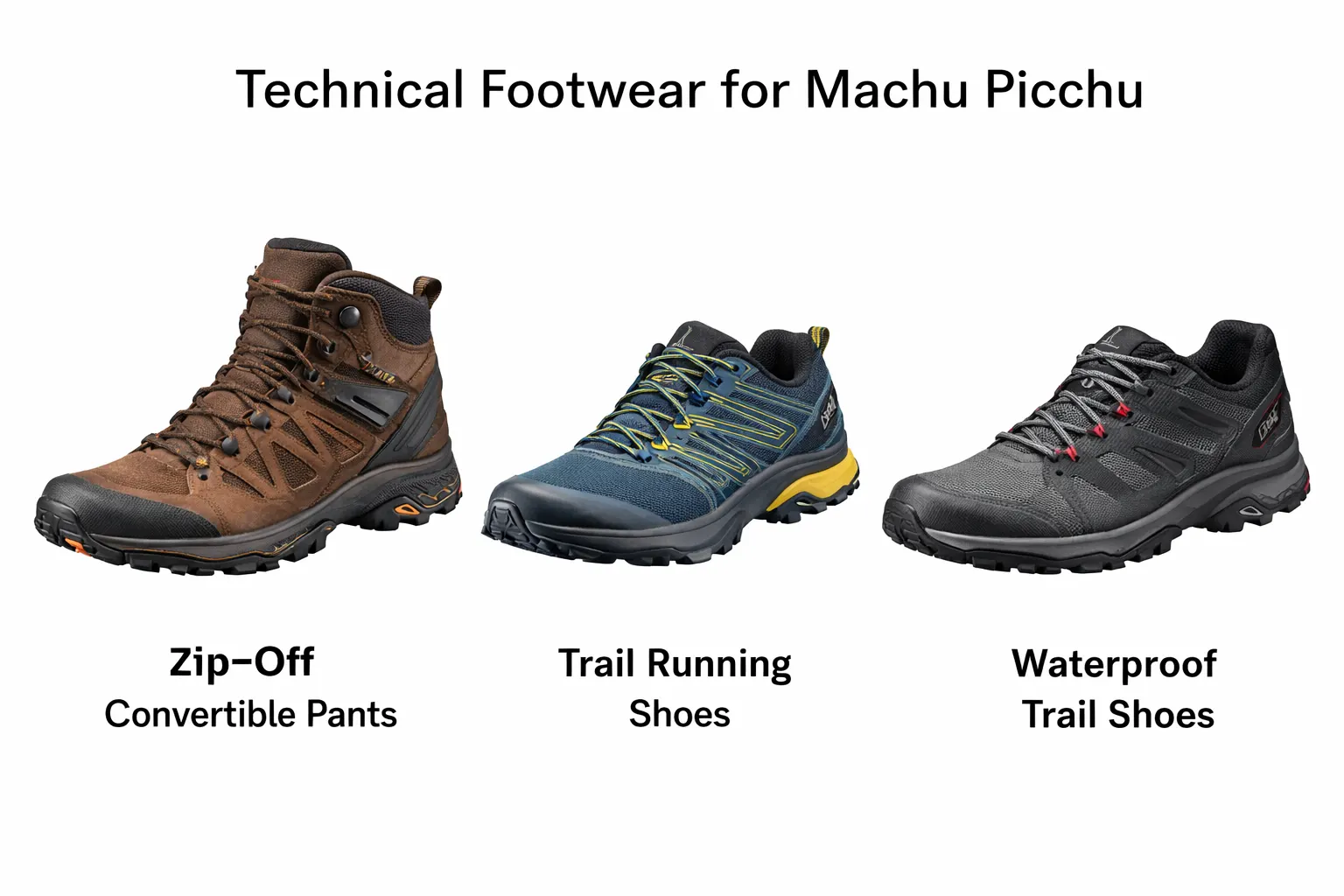 Technical Footwear for Machu Picchu