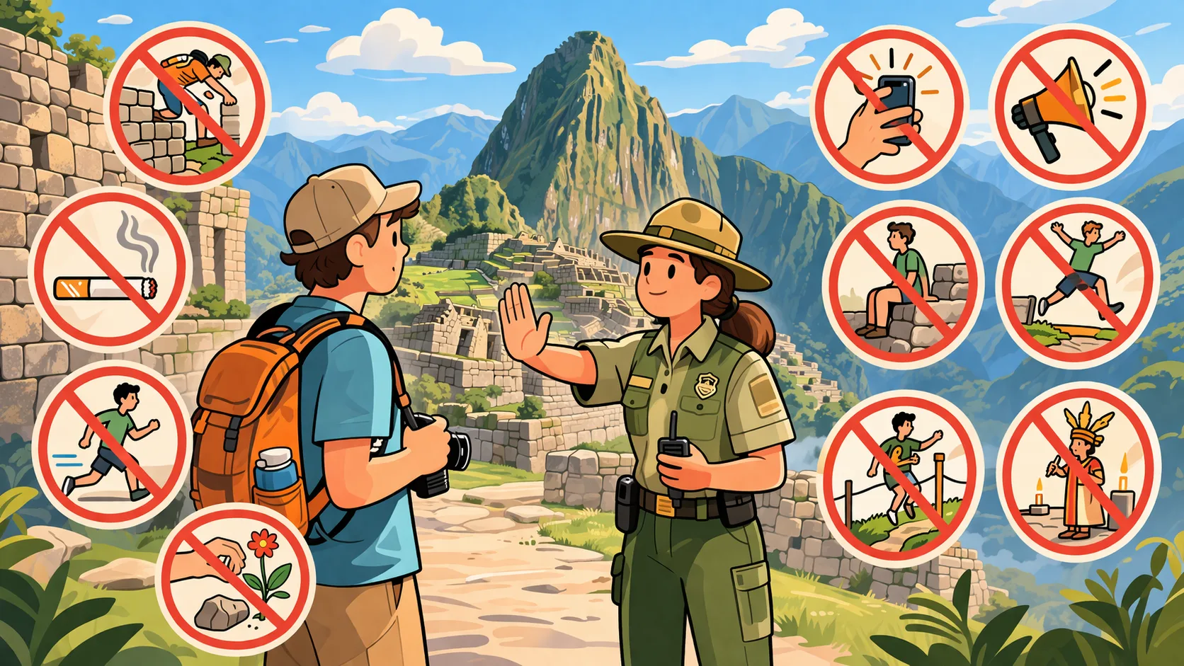 The following behaviors are strictly prohibited