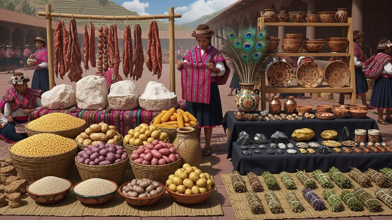 Traded in the Inca Empire