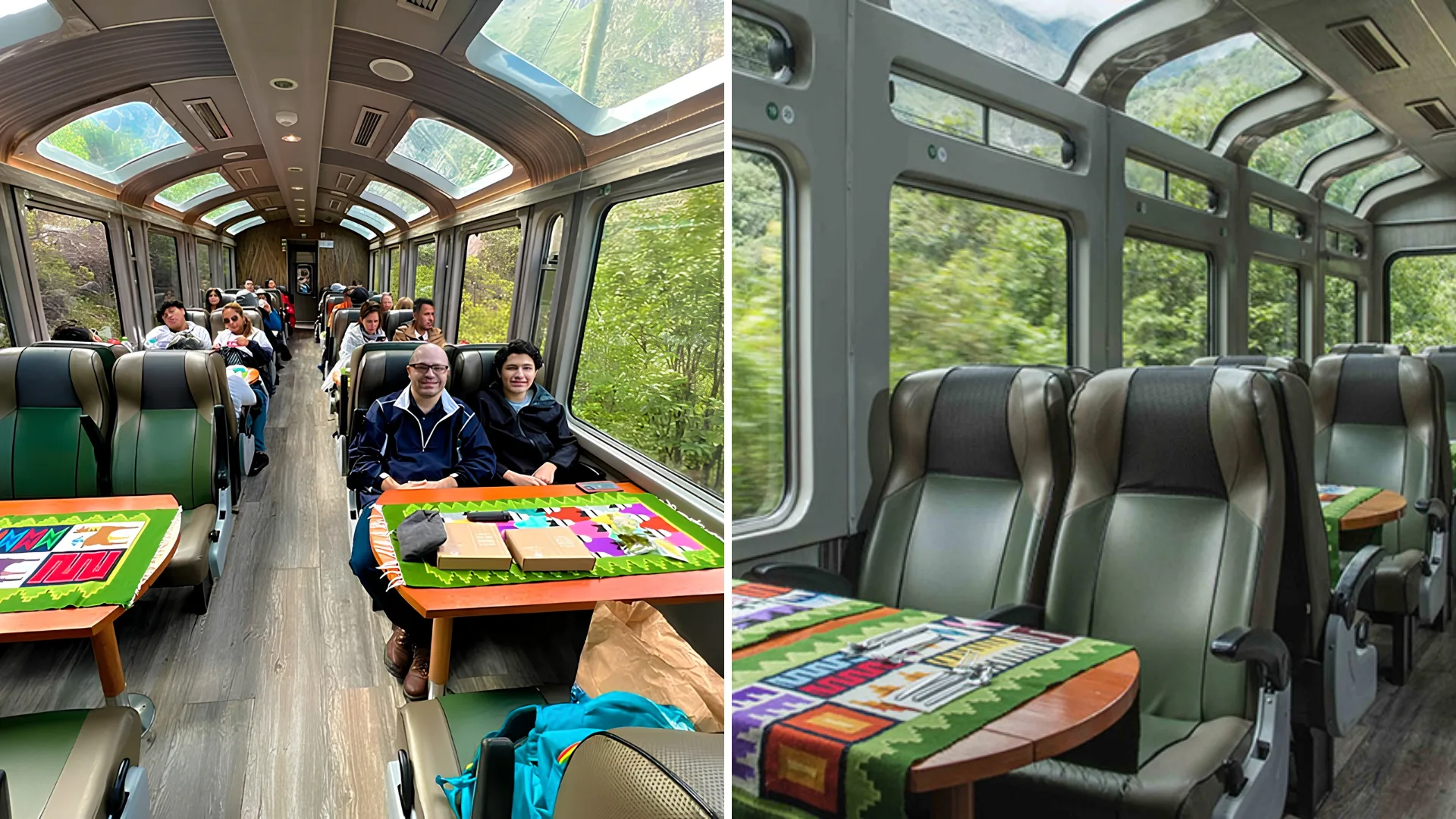 Tren vistadome peru rail a Machu Picchu