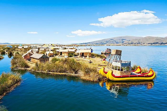 Uros Floating Islands on Lake Titicaca