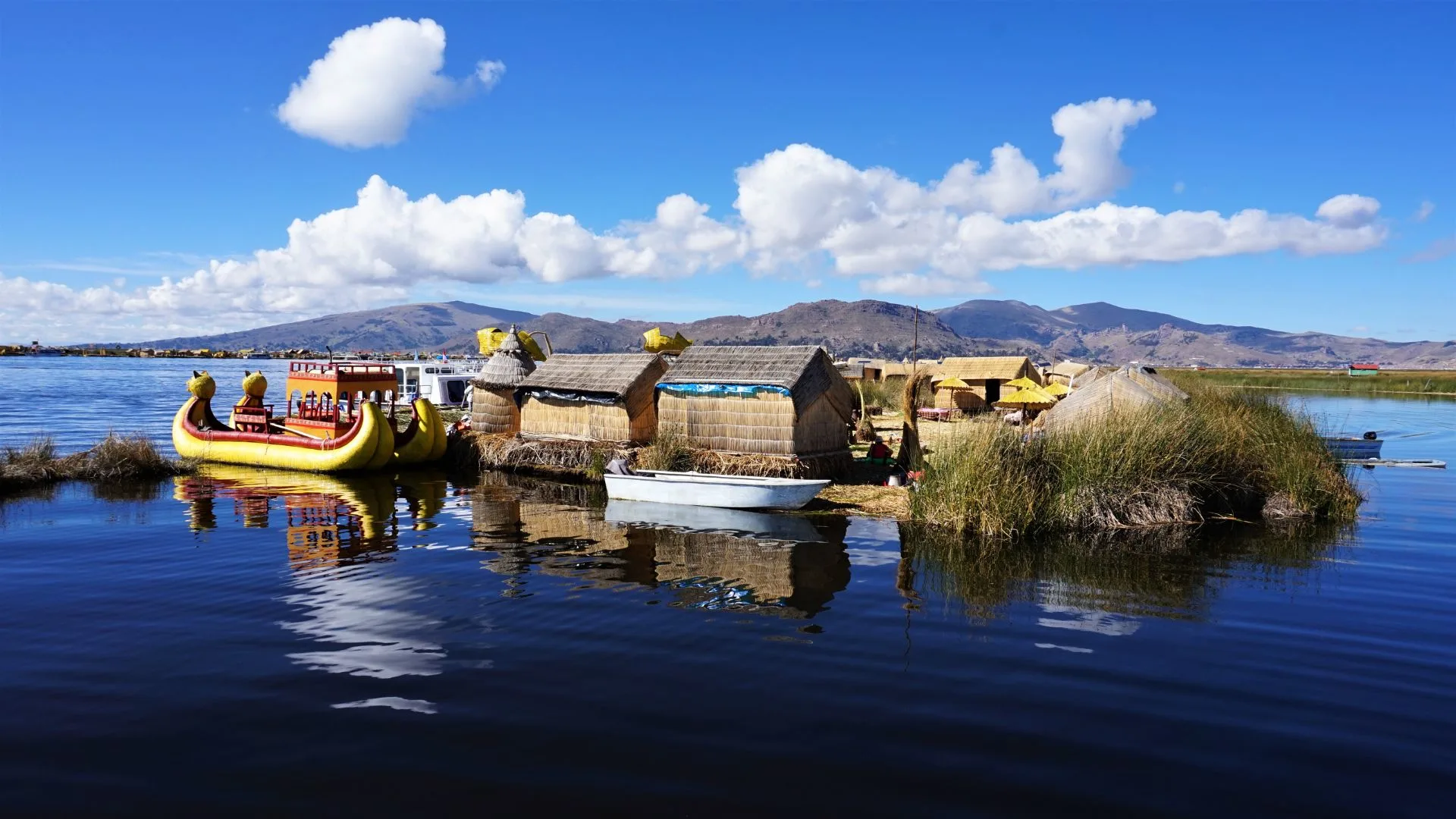 Uros Islands on Lake Titicaca