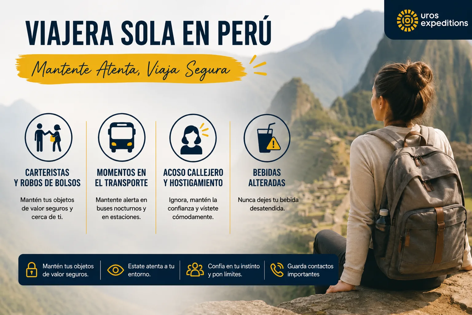 Viajar sola por Perú