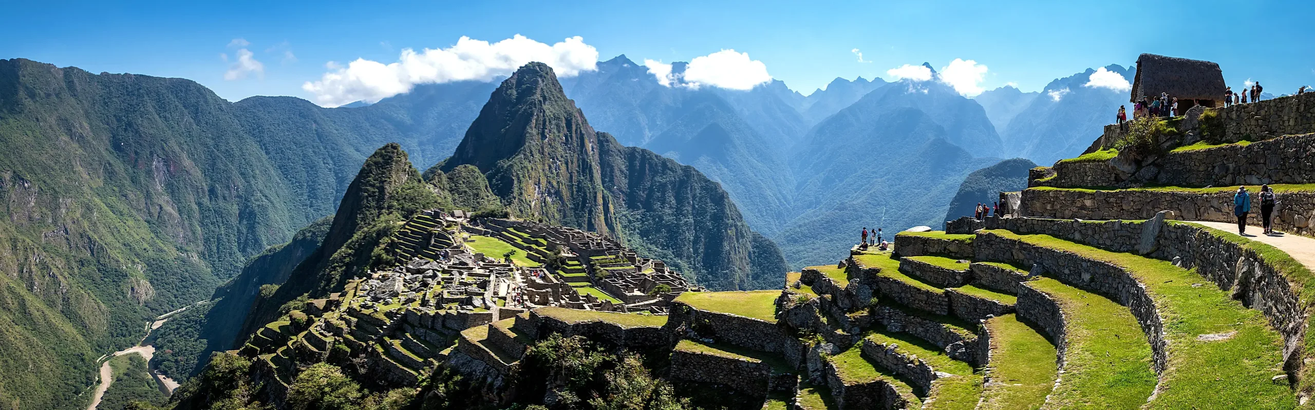 Vista panoramica de Machu Picchu