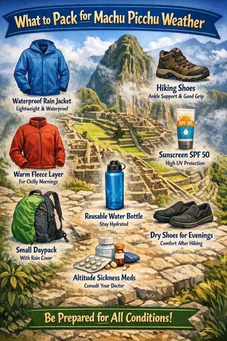 What to Pack for Machu Picchu Weather