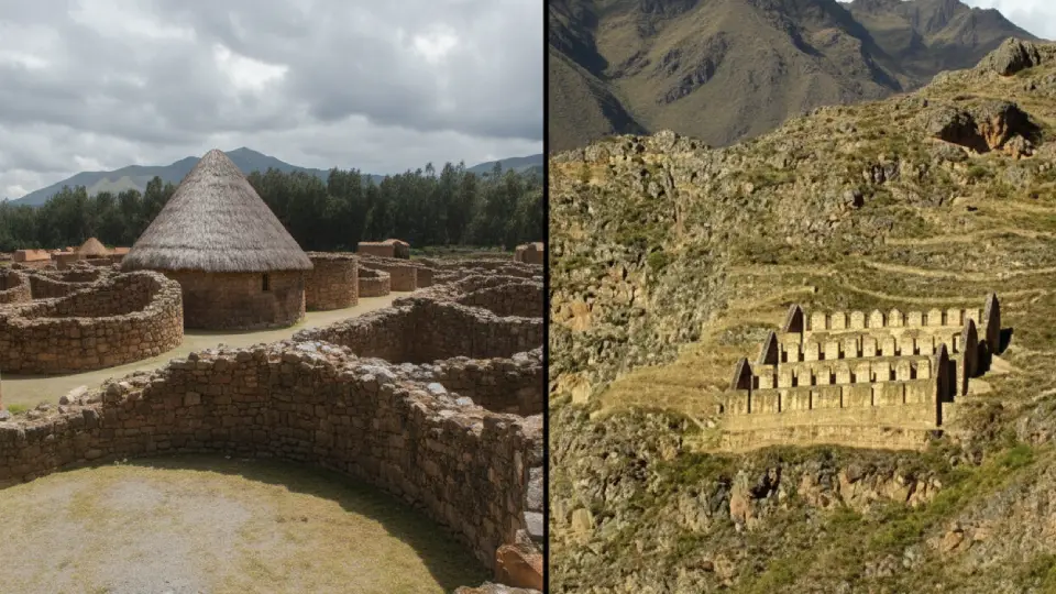 qolcas incas para almacenamiento de productos incas