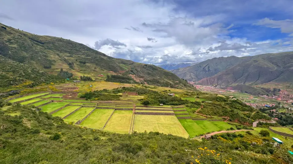 Andenes de Tipon que representa la agricultura inca