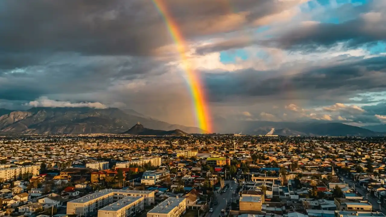 The rainbow was interpreted as a good omen for the Incas.