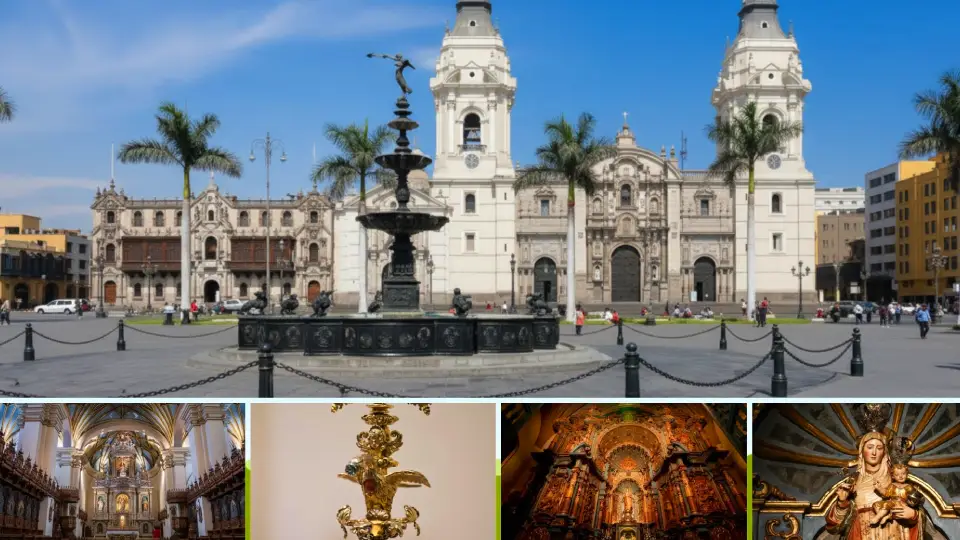 Cathedral of Lima displaying the treasures under its care