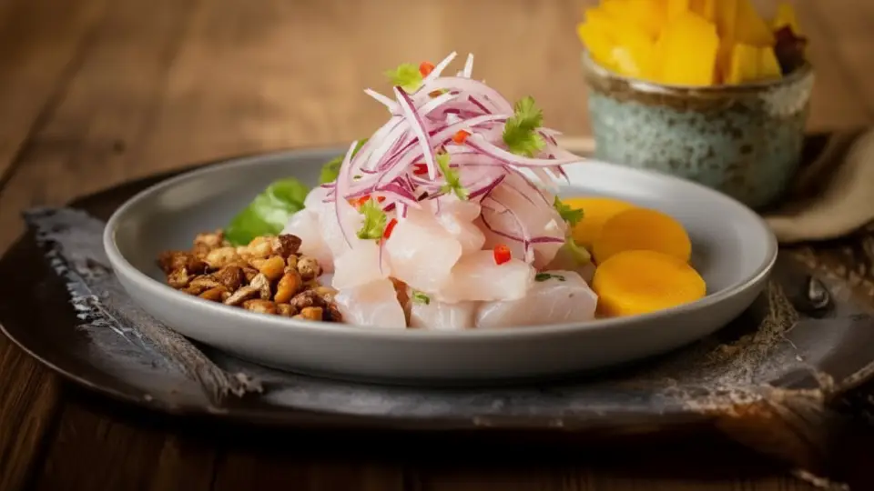 Peru’s flagship dish, ceviche