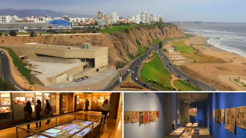 LUM Museum in Lima displaying pre-Hispanic cultural remains