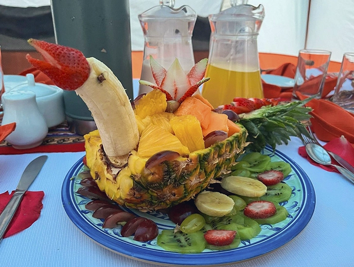 breakfast-luxury-inca-trail-campsite-5-days-4-nights-cusco-peru