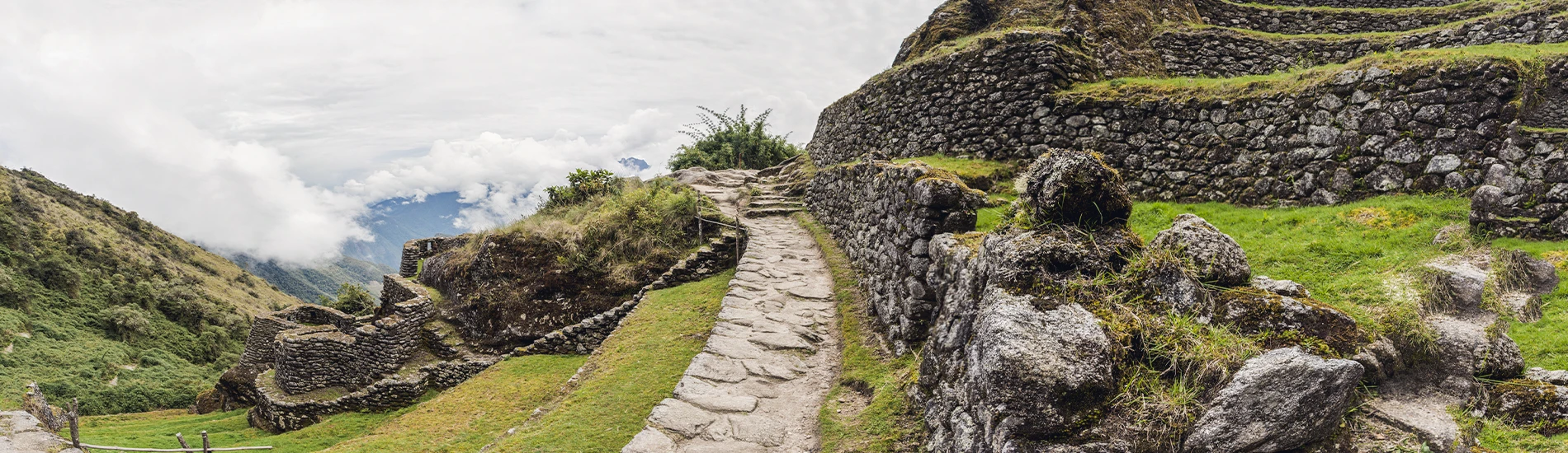 Mapa de camino inca a machupicchu
