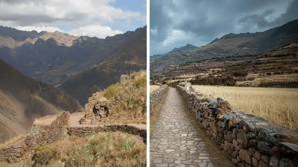 Primera imagen que muestra el camino de Tarmatambo en Ayacucho