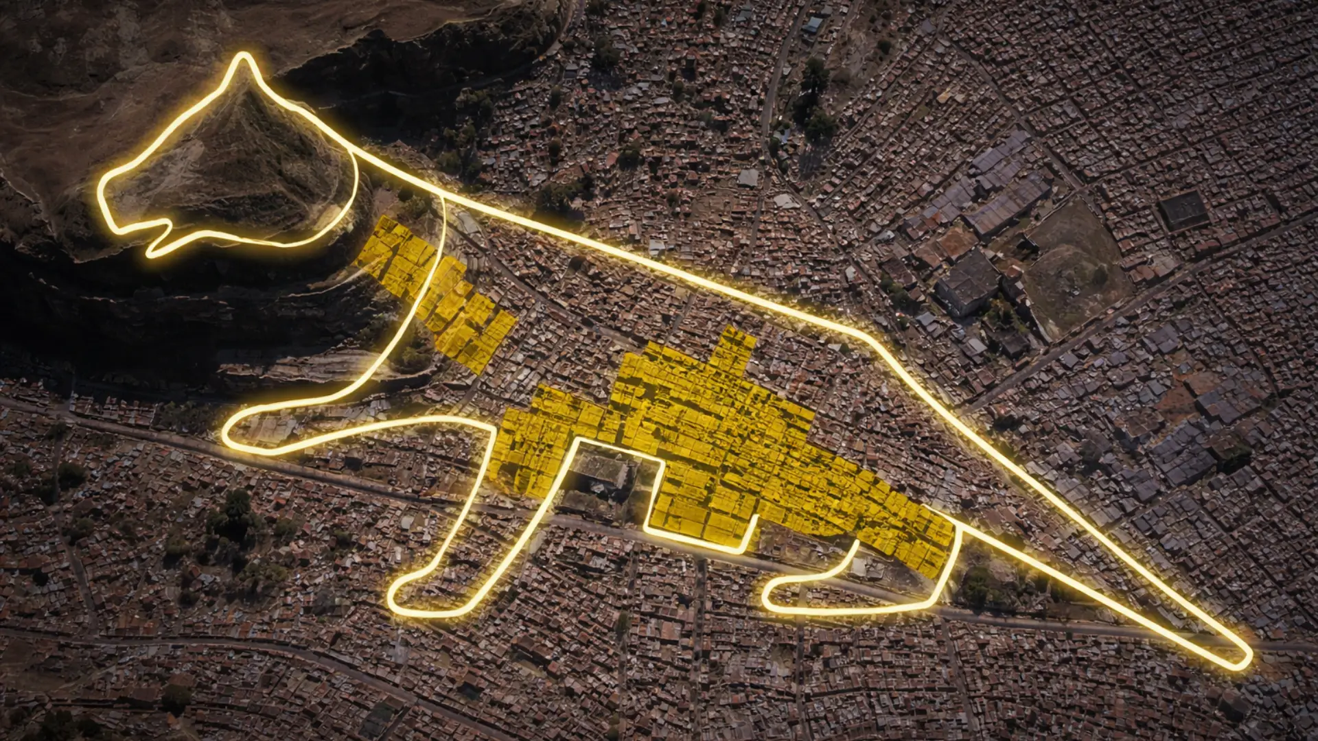 capital of the Inca Empire in the shape of a puma